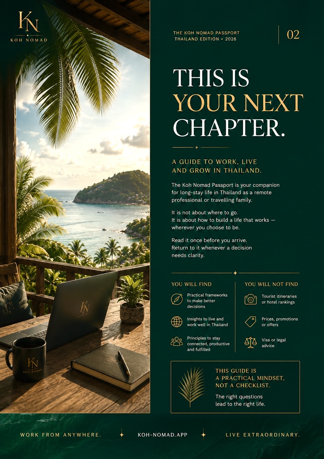 Passport page: this is your next chapter